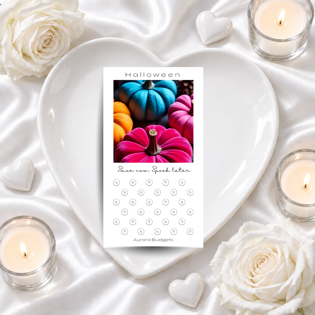 HALLOWEEN savings challenge & luxe PP cash envelope