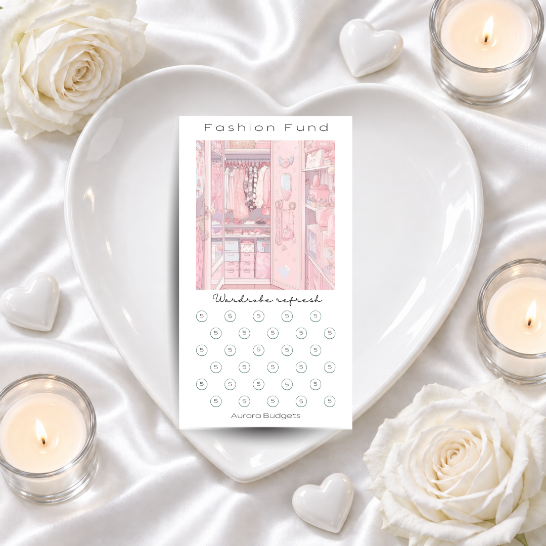 FASHION FUND savings challenge & luxe PP cash envelope