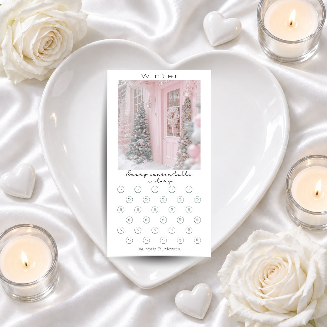 WINTER savings challenge & luxe PP cash envelope