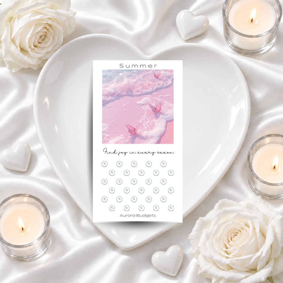 SUMMER savings challenge & luxe PP cash envelope