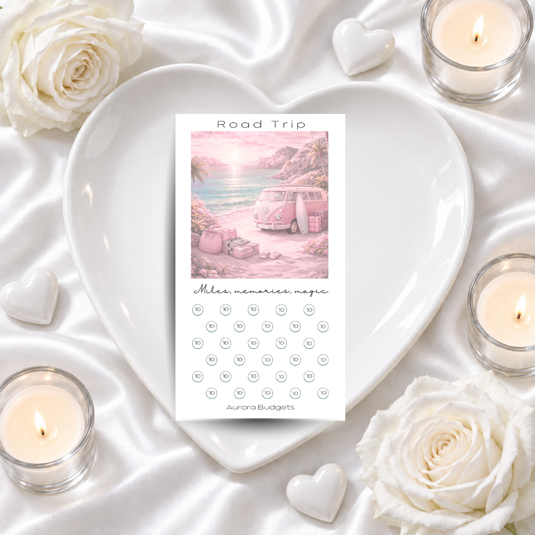ROAD TRIP savings challenge & luxe PP cash envelope
