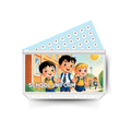 SCHOOL UNIFORM savings insert, tracker & twin pocket wallet A6