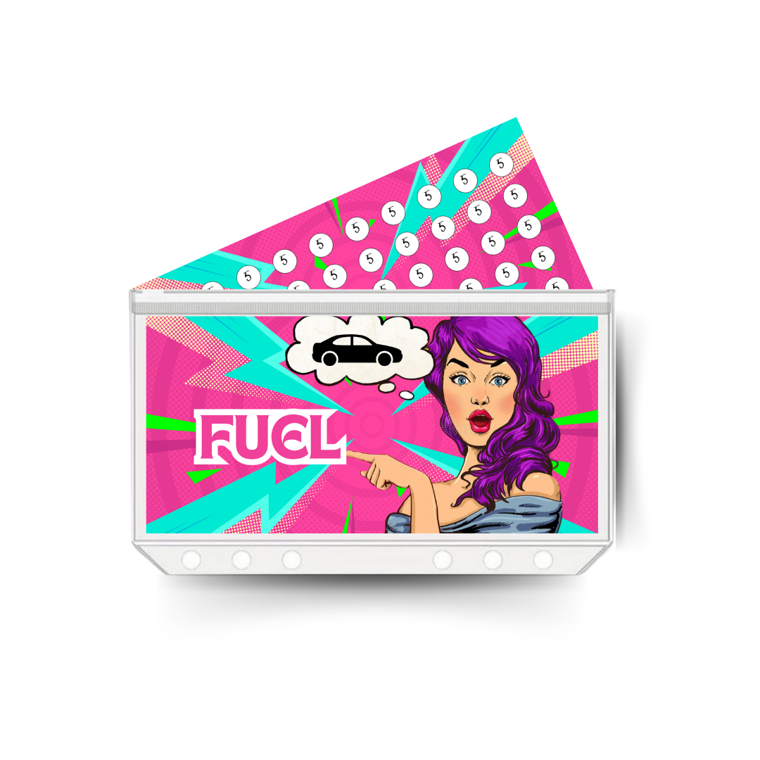 FUEL savings insert, tracker & twin pocket wallet A6