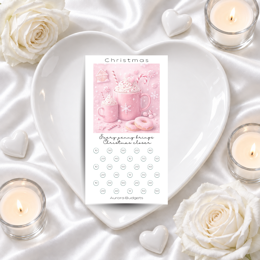 CHRISTMAS savings challenge & luxe PP cash envelope