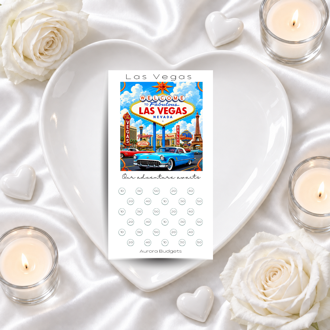 LAS VEGAS savings challenge & luxe PP cash envelope