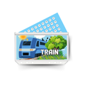 TRAIN insert, tracker & twin pocket wallet A6