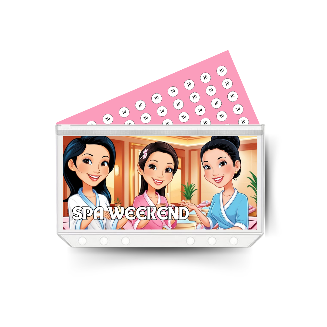 SPA WEEKEND savings insert, tracker & twin pocket wallet A6