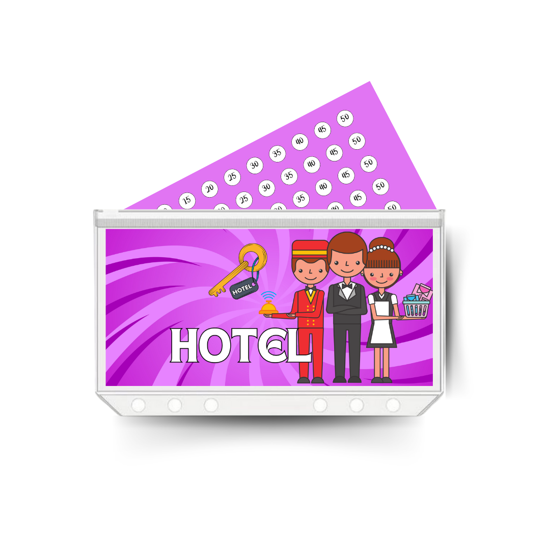 HOTEL FUND insert, tracker & twin pocket wallet A6