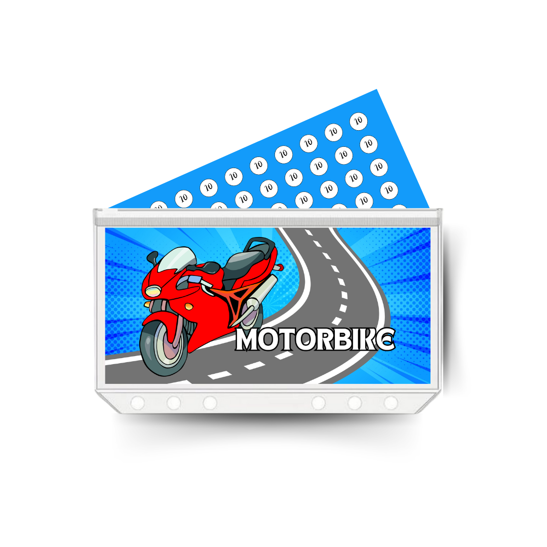 MOTORBIKE insert, tracker & twin pocket wallet A6