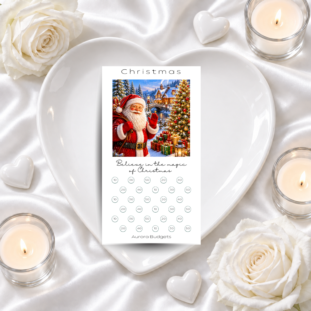 CHRISTMAS savings challenge & luxe PP cash envelope