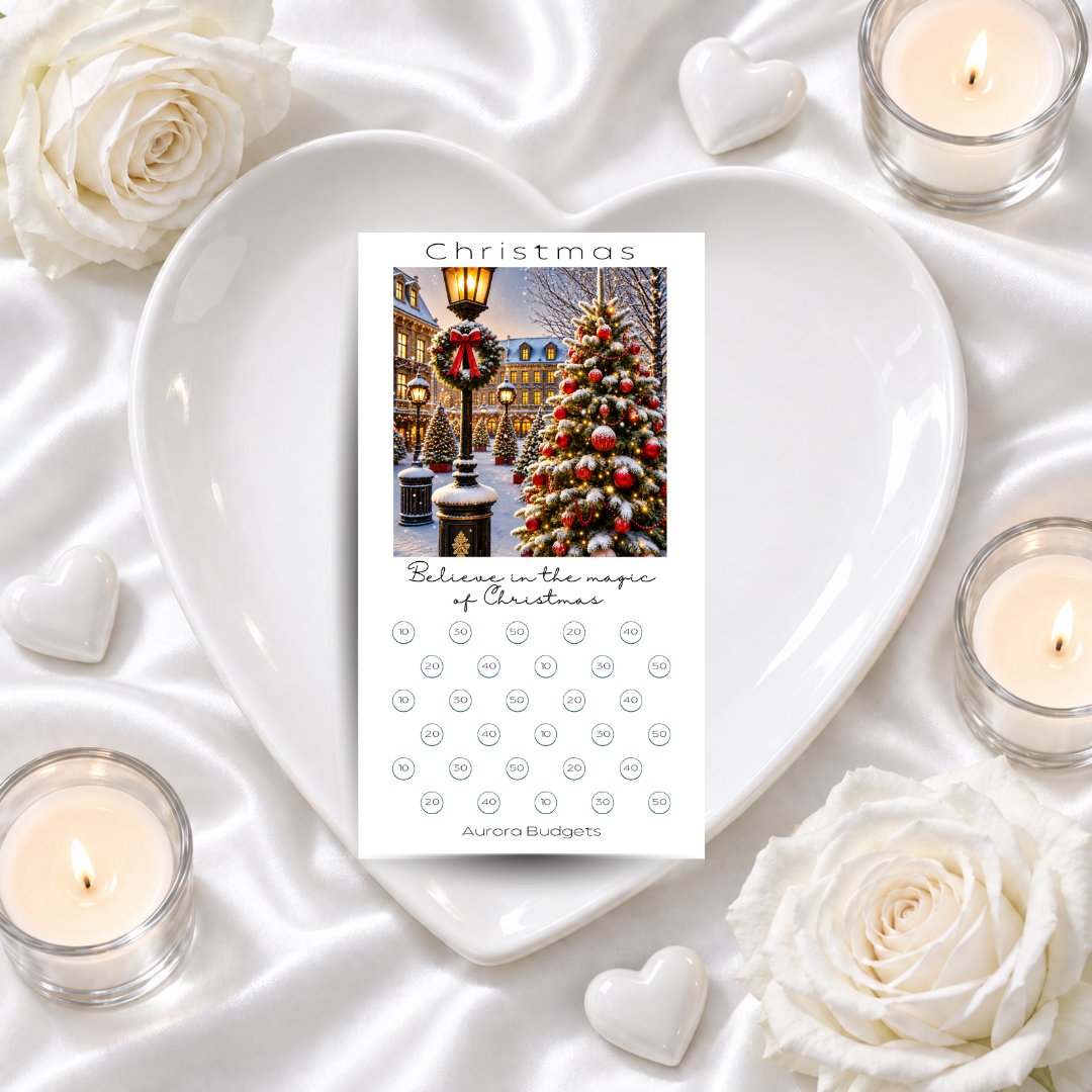 CHRISTMAS savings challenge & luxe PP cash envelope