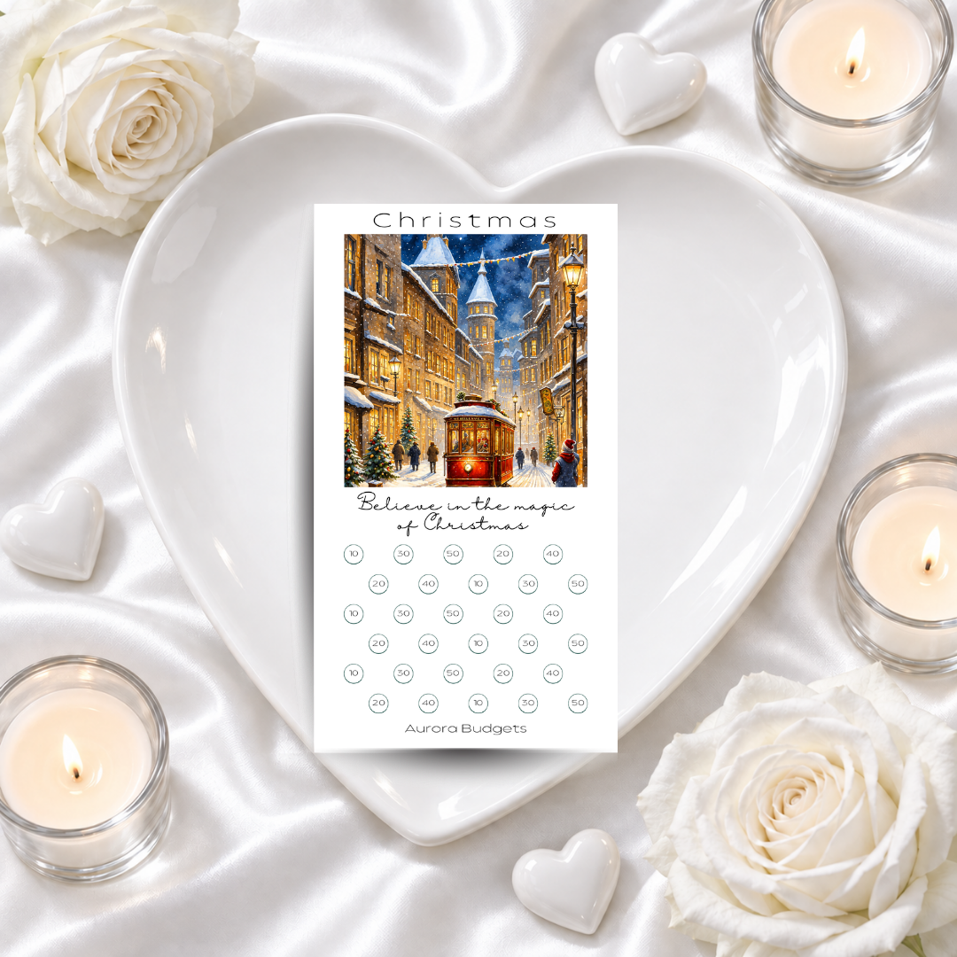 CHRISTMAS savings challenge & luxe PP cash envelope
