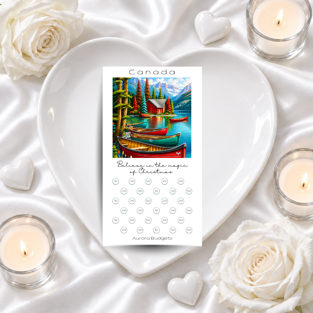 CANADA savings challenge & luxe PP cash envelope