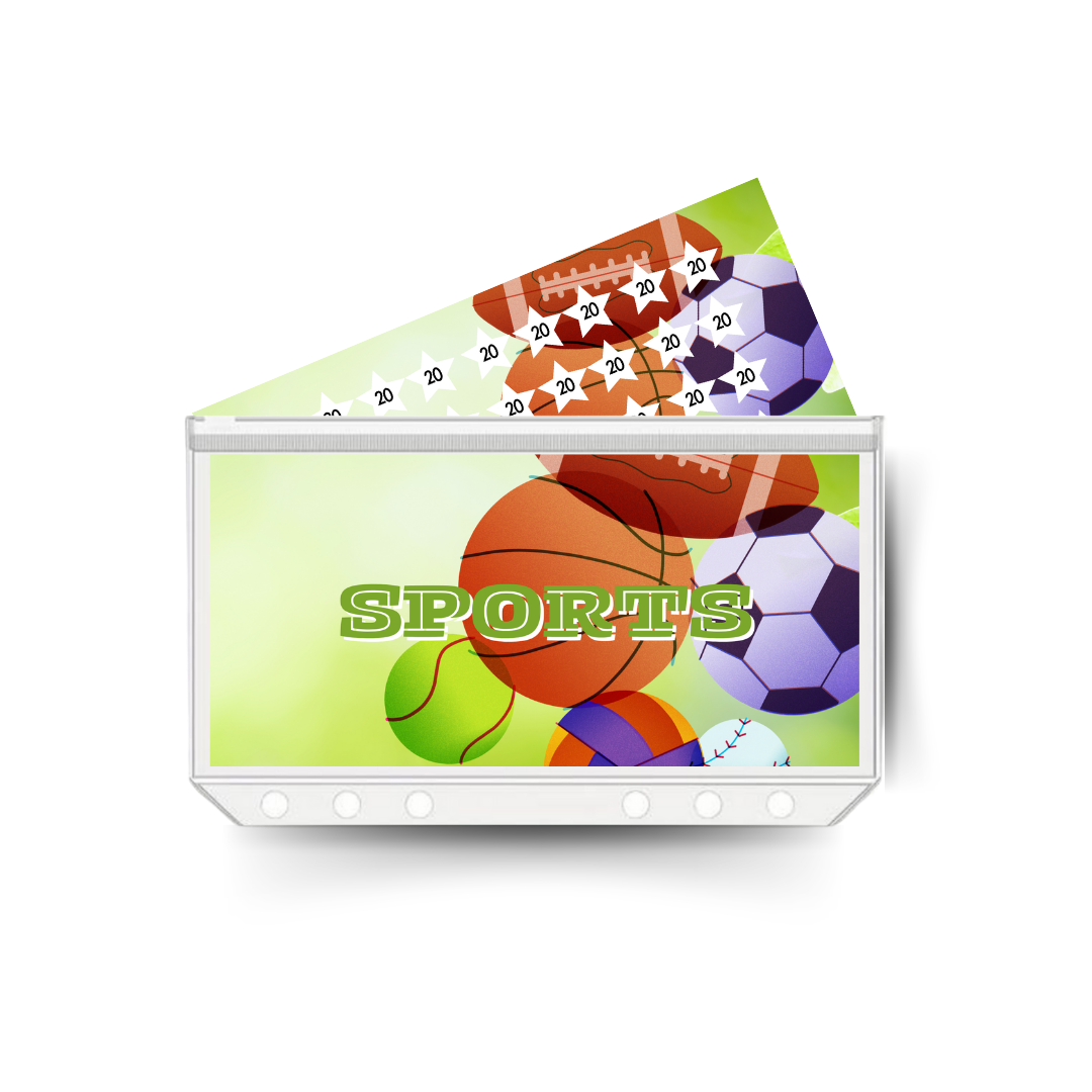 SPORTS insert, tracker & twin pocket wallet A6
