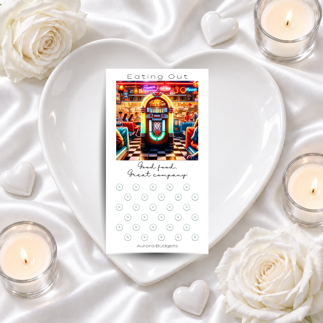 EATING OUT savings challenge & luxe PP cash envelope