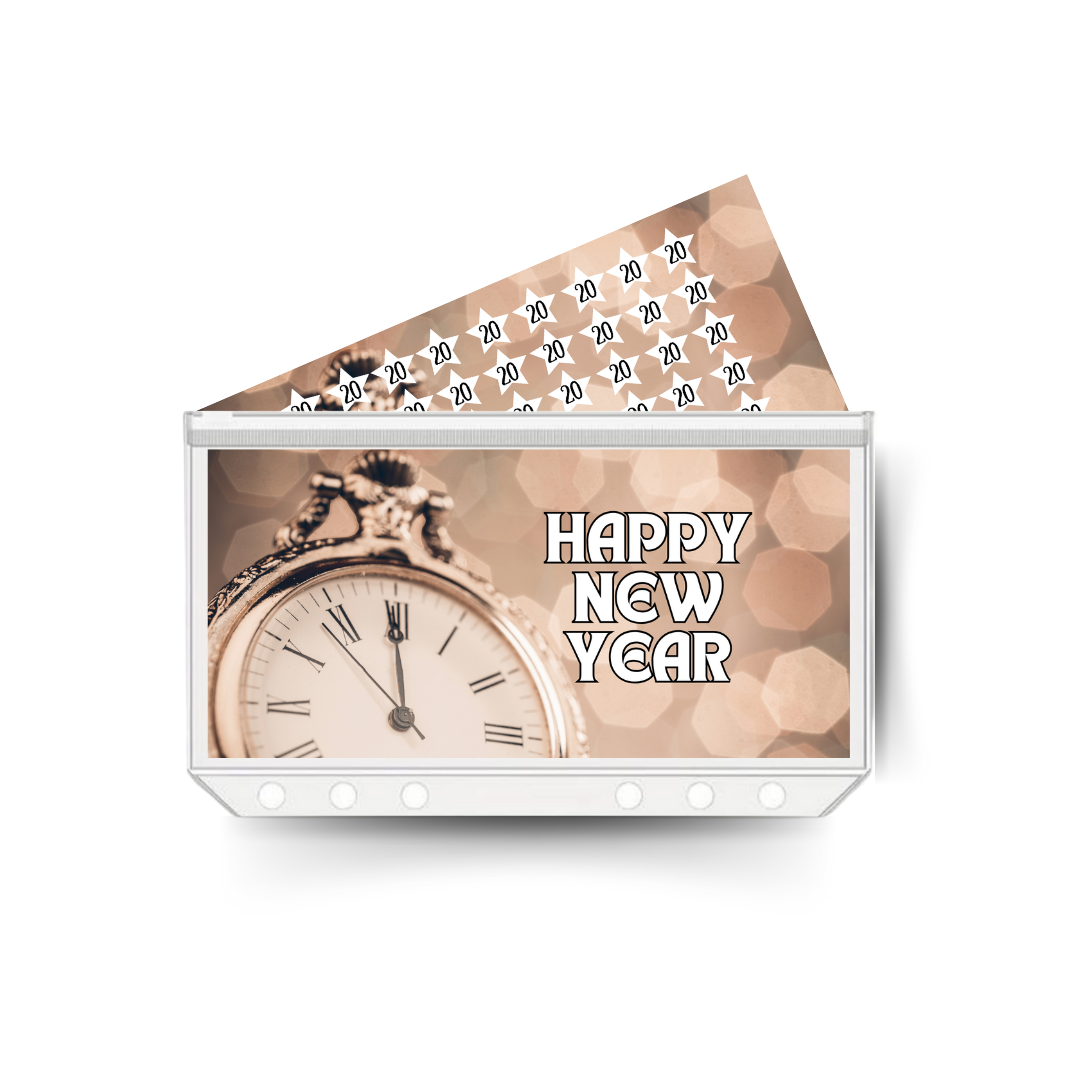 NEW YEAR insert, tracker & twin pocket wallet A6