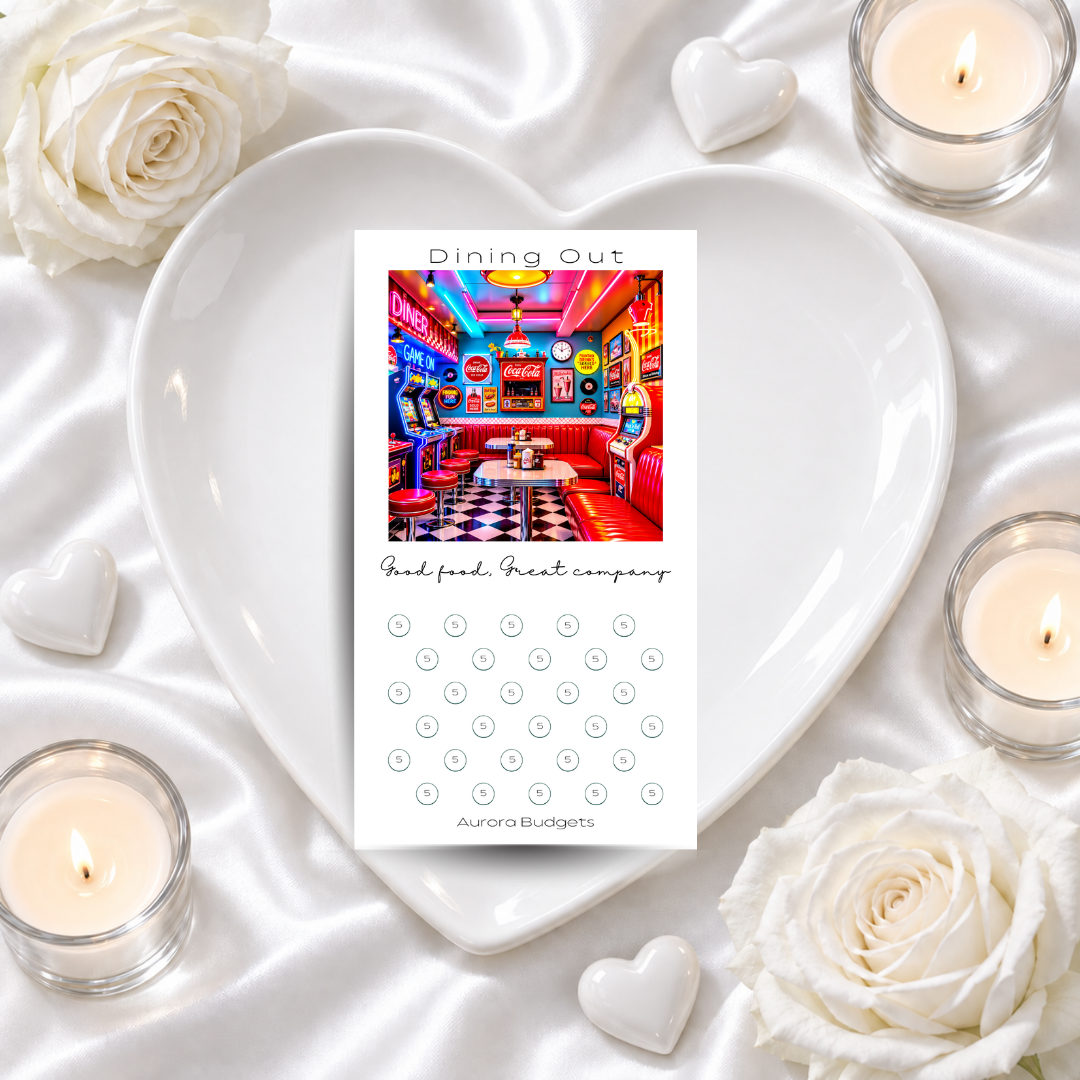 DINING OUT savings challenge & luxe PP cash envelope