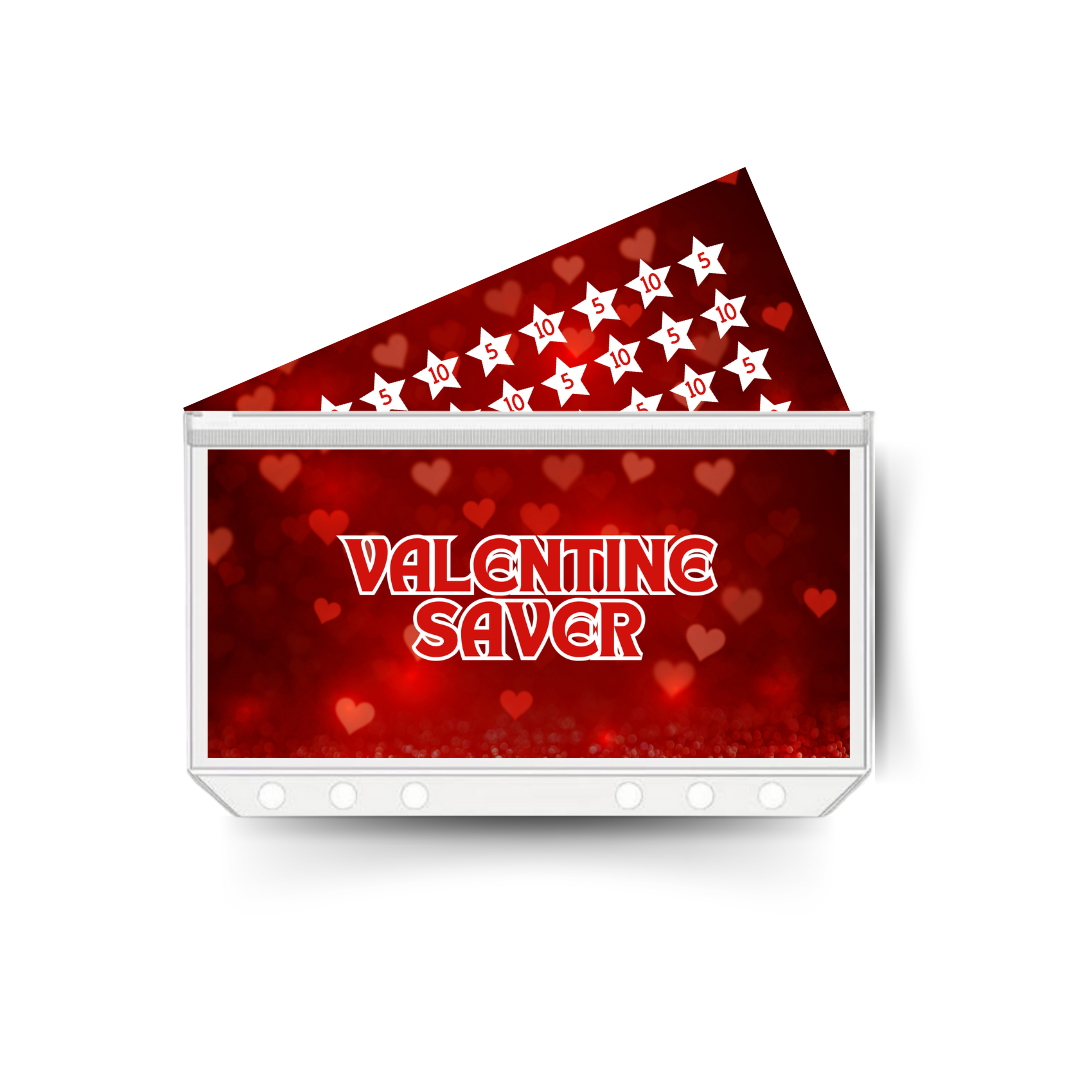 VALENTINE insert, tracker & twin pocket wallet A6