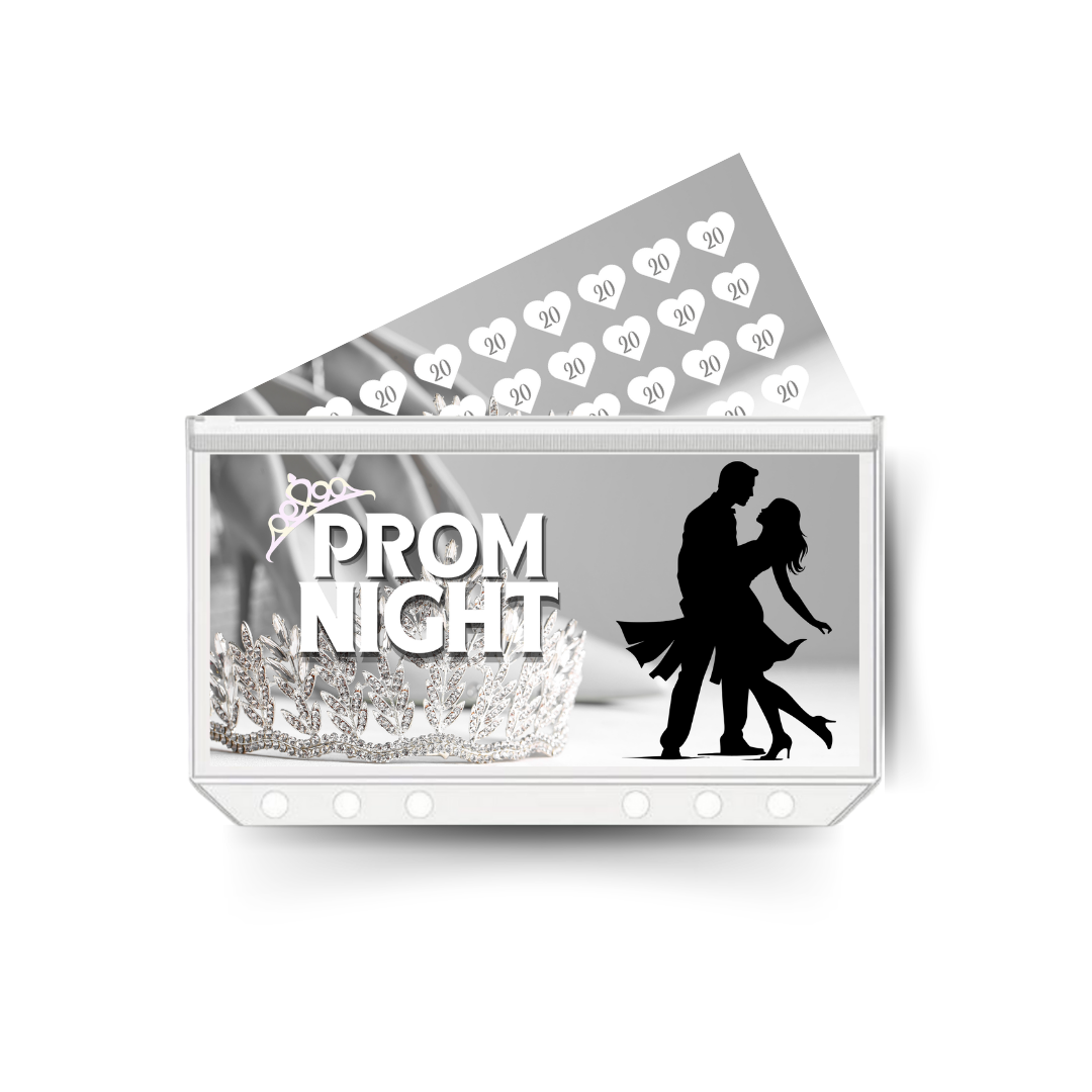 PROM NIGHT insert, tracker & twin pocket wallet A6