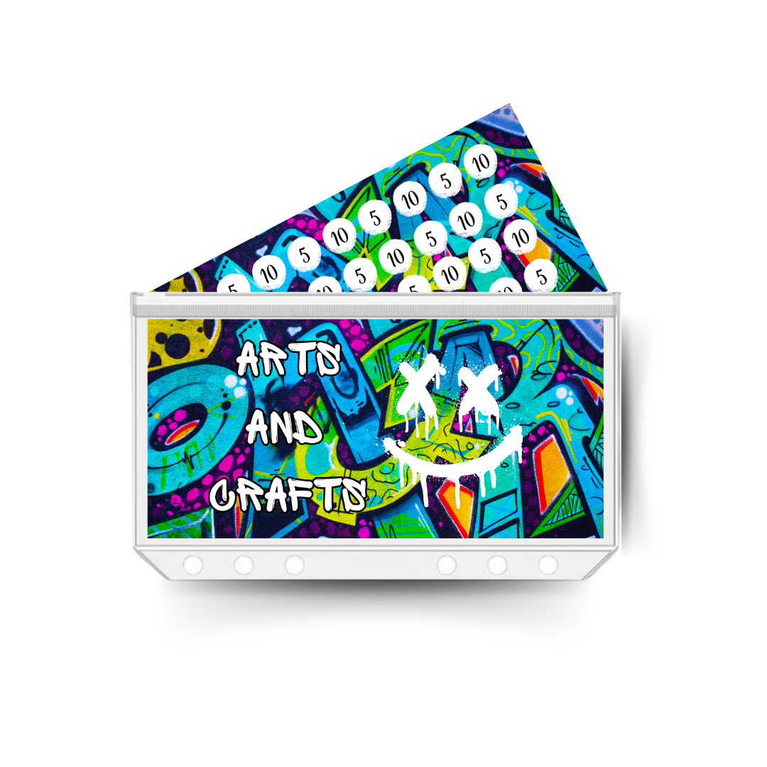 ARTS AND CRAFTS insert, tracker & twin pocket wallet A6