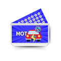 MOT insert, tracker & twin pocket wallet A6