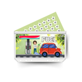 FUEL insert, tracker & twin pocket wallet A6