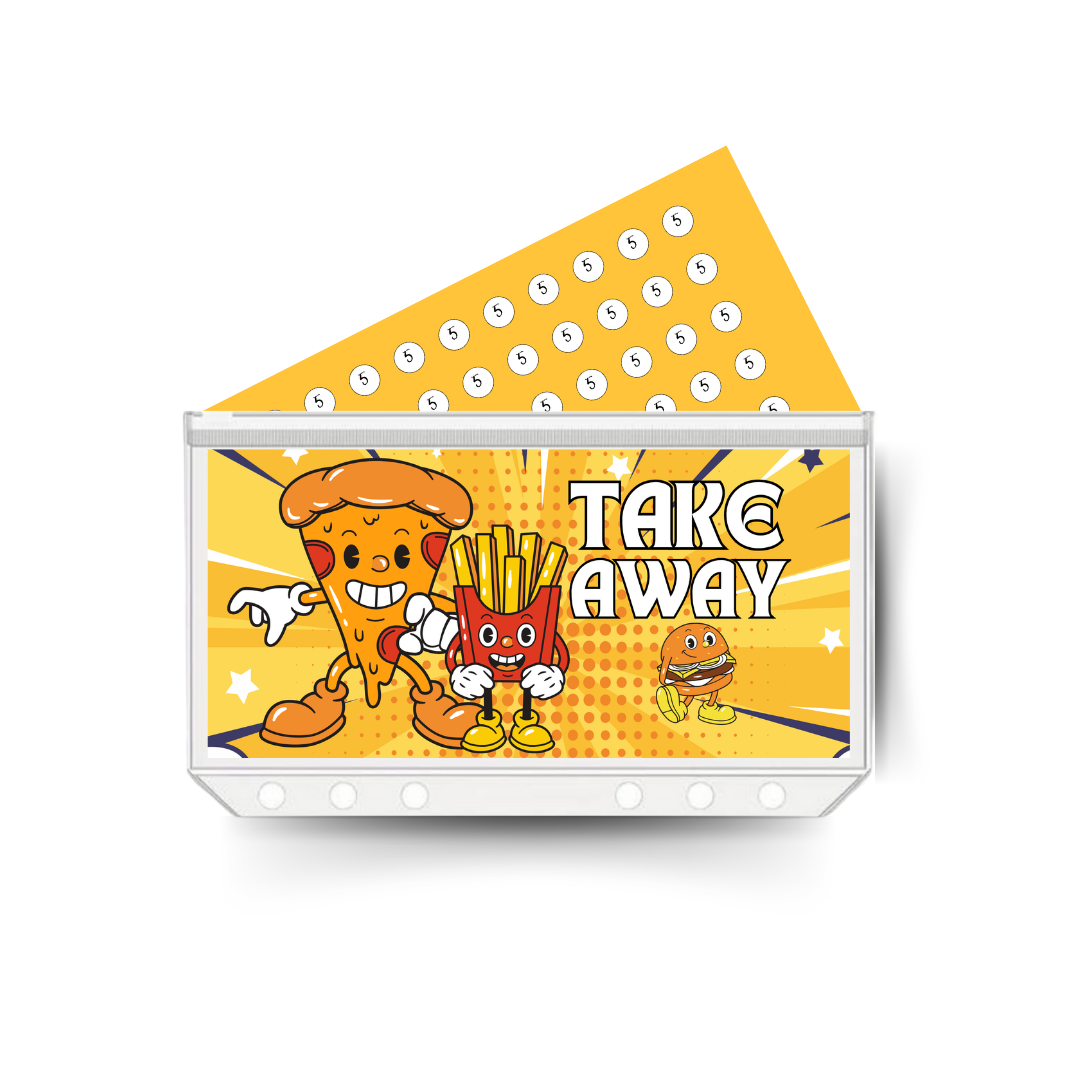 TAKEAWAY insert, tracker & twin pocket wallet A6