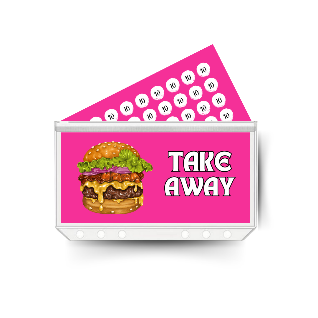 TAKEAWAY insert, tracker & twin pocket wallet A6