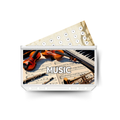 MUSIC savings insert, tracker & twin pocket wallet A6