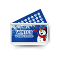 WINTER WONDERLAND insert, tracker & twin pocket wallet A6