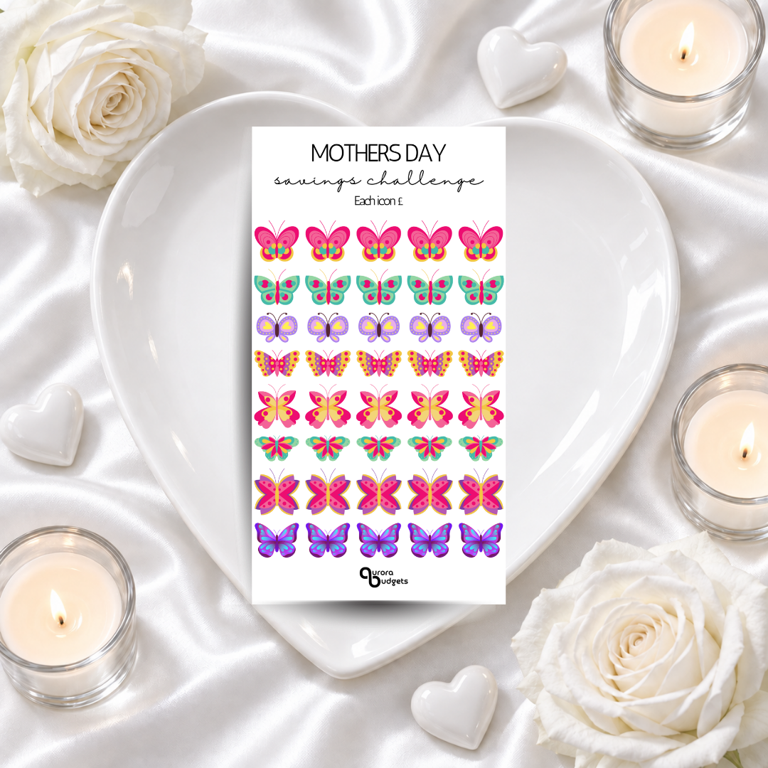 MOTHERS DAY A6 savings challenge