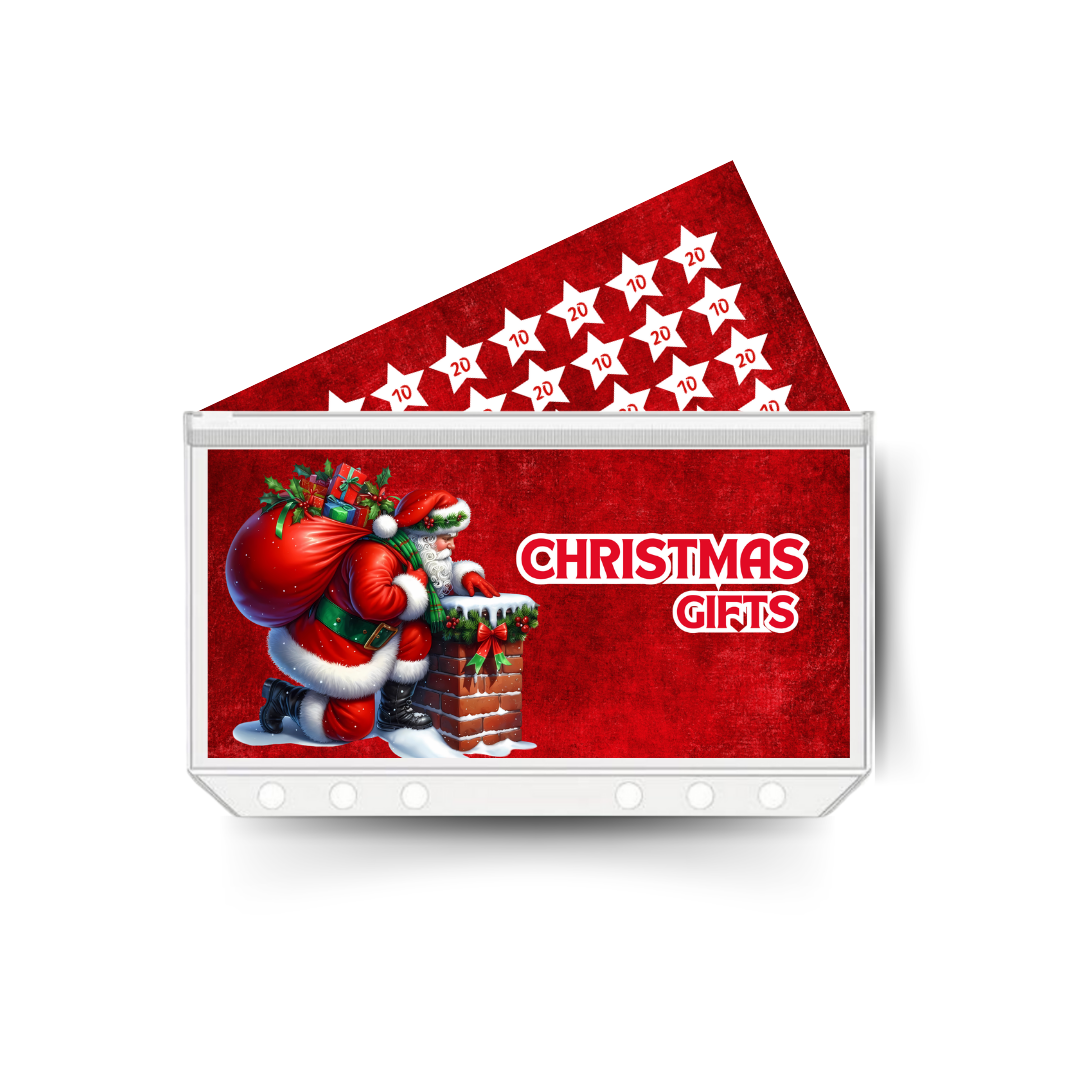 CHRISTMAS GIFTS insert, tracker & twin pocket wallet A6