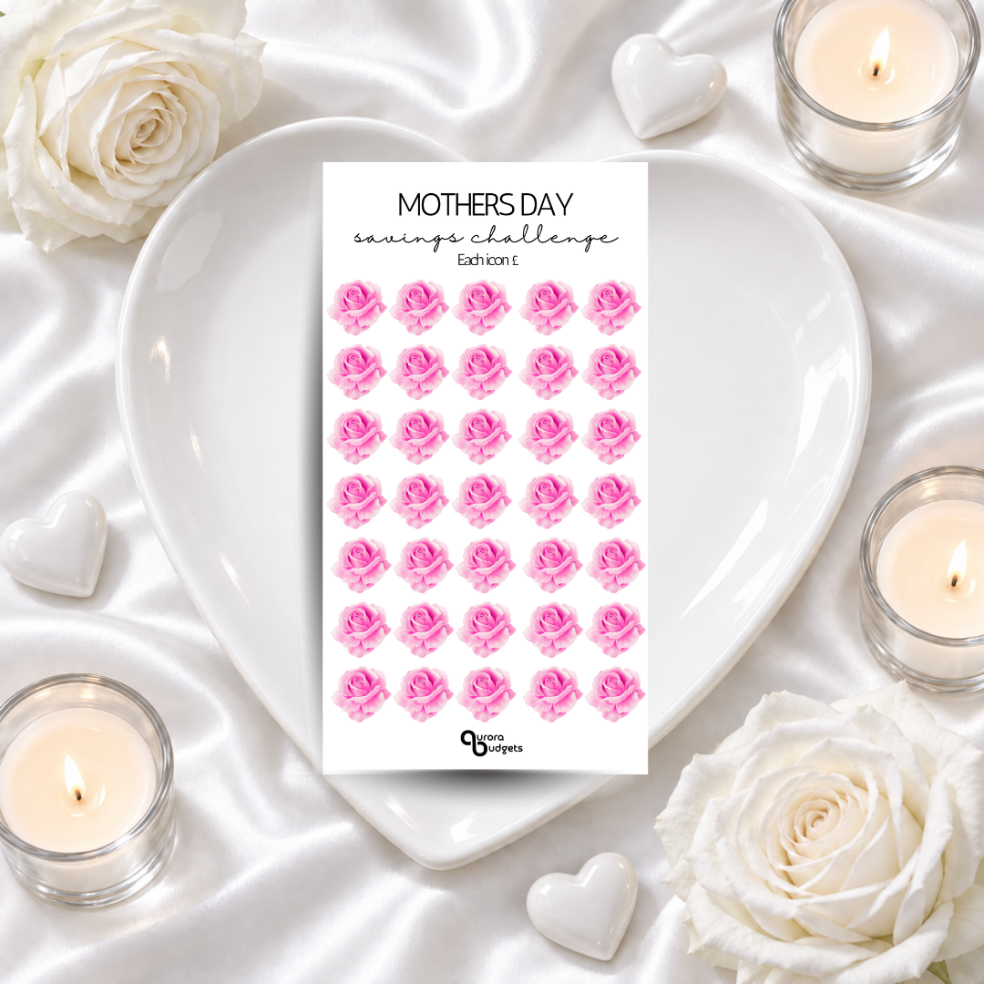 MOTHERS DAY A6 savings challenge