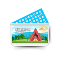 SUMMER CAMP insert, tracker & twin pocket wallet A6