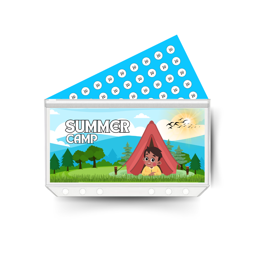 SUMMER CAMP insert, tracker & twin pocket wallet A6