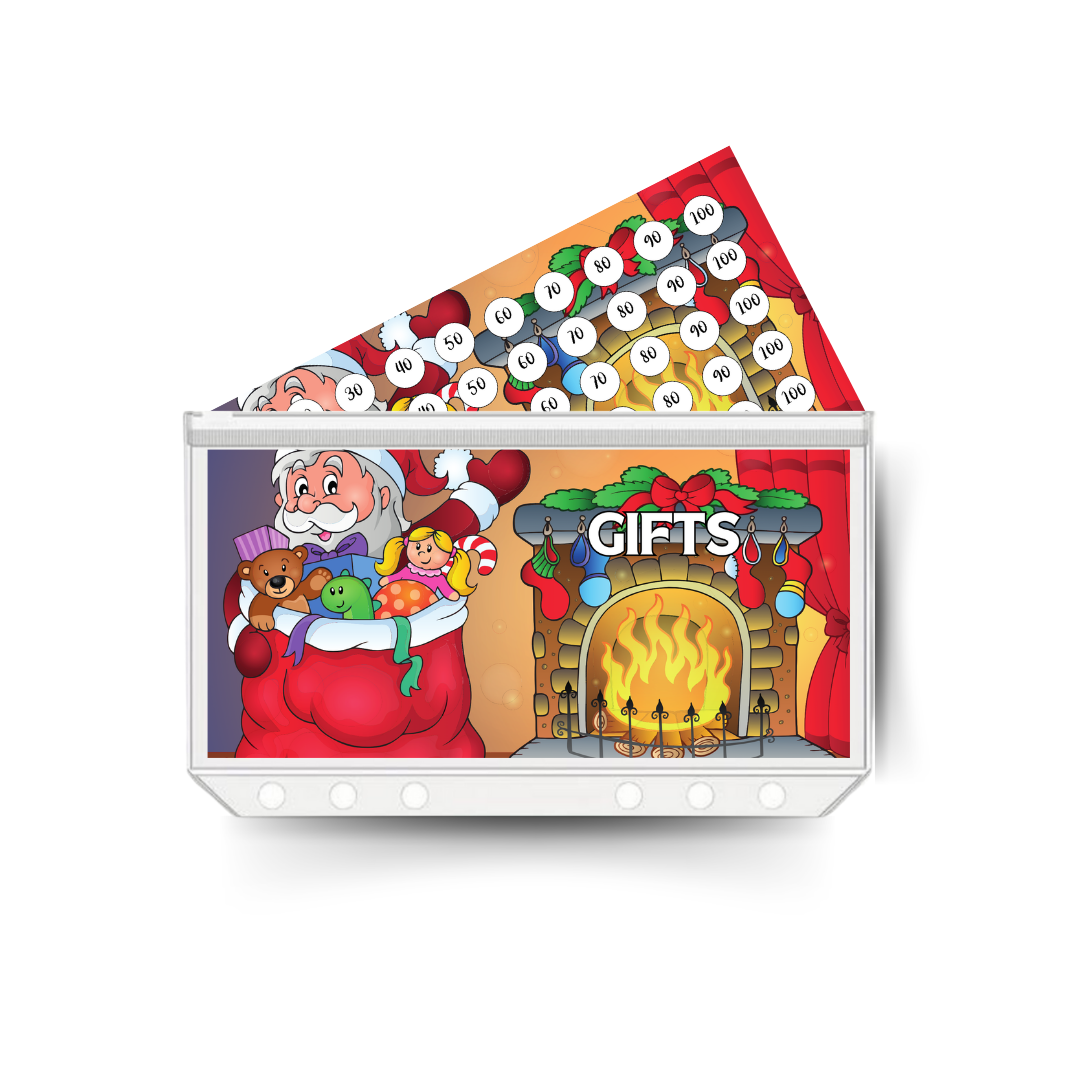 CHRISTMAS GIFTS insert, tracker & twin pocket wallet A6