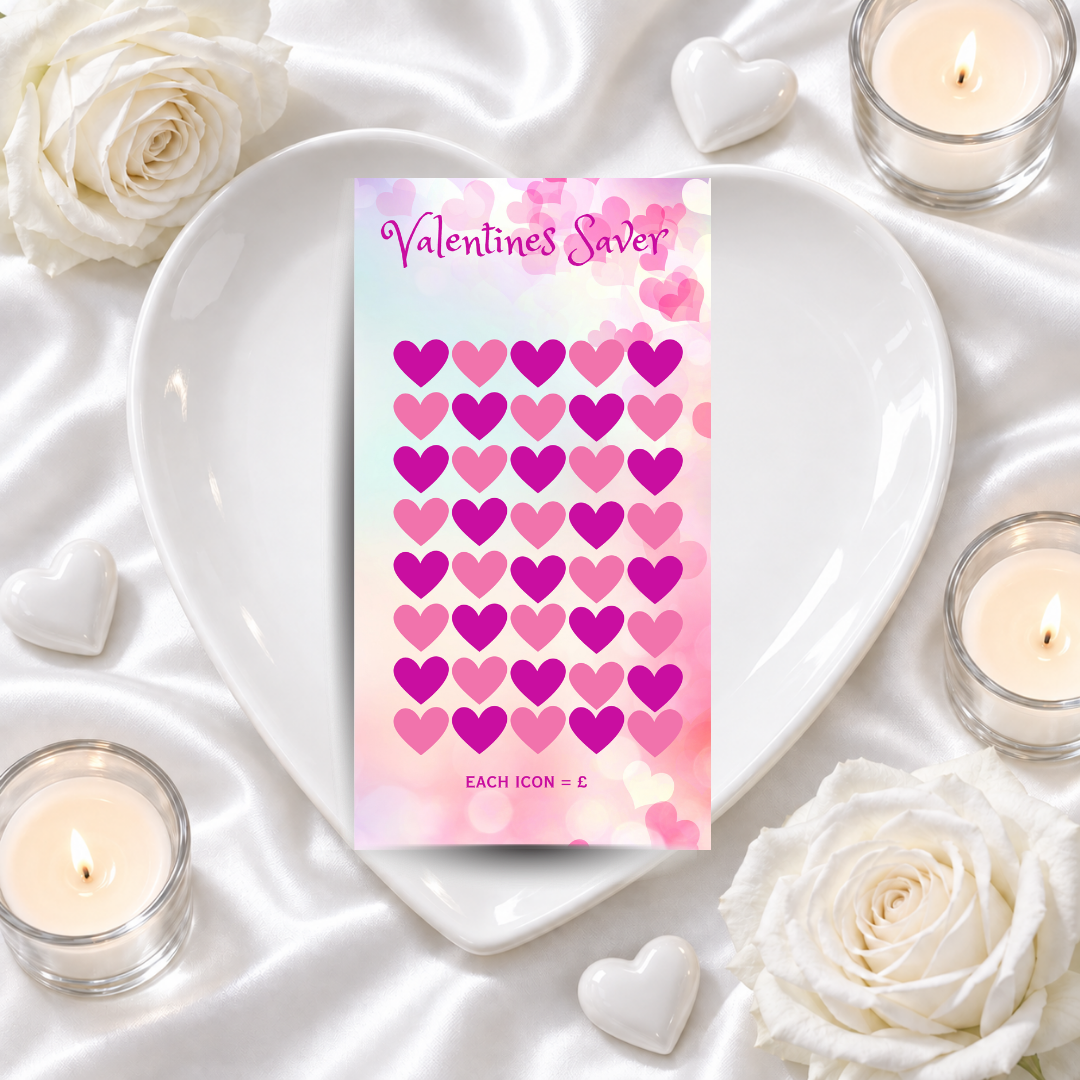VALENTINES DAY A6 savings challenge