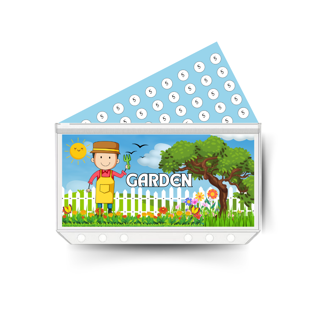 GARDEN insert, tracker & twin pocket wallet A6