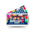 BIRTHDAY PARTY insert, tracker & twin pocket wallet A6
