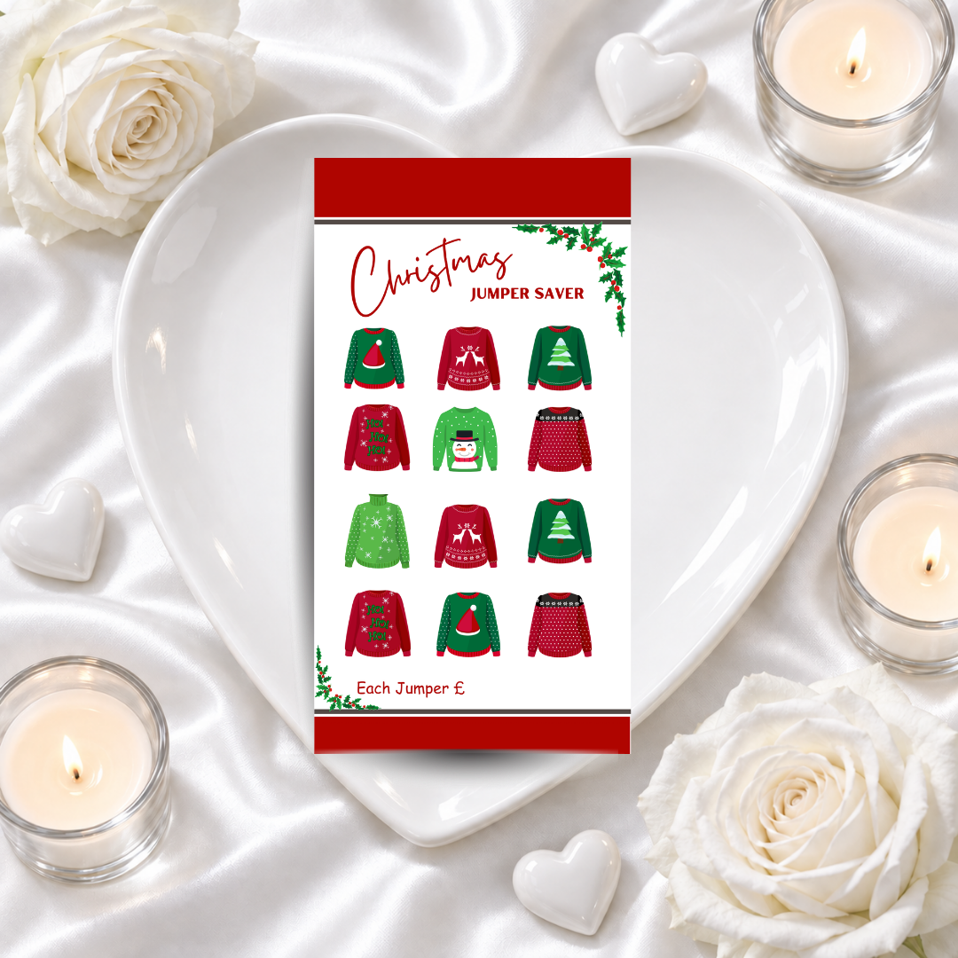 CHRISTMAS JUMPER A6 savings challenge