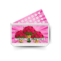WEDDING FLOWERS insert, tracker & twin pocket wallet A6