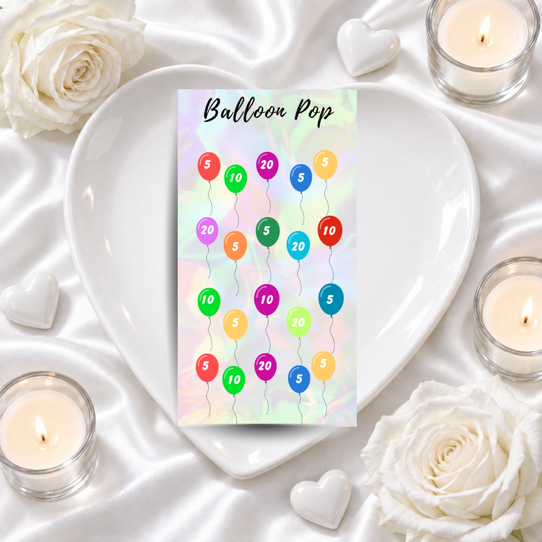 BALLOON POP A6 savings challenge