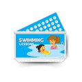 SWIMMING LESSONS insert, tracker & twin pocket wallet A6