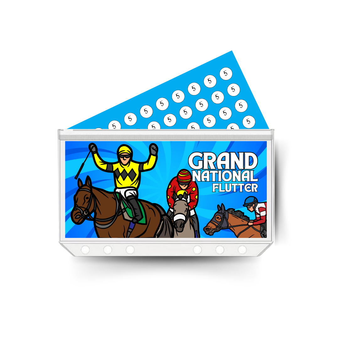 GRAND NATIONAL FLUTTER insert, tracker & twin pocket wallet A6