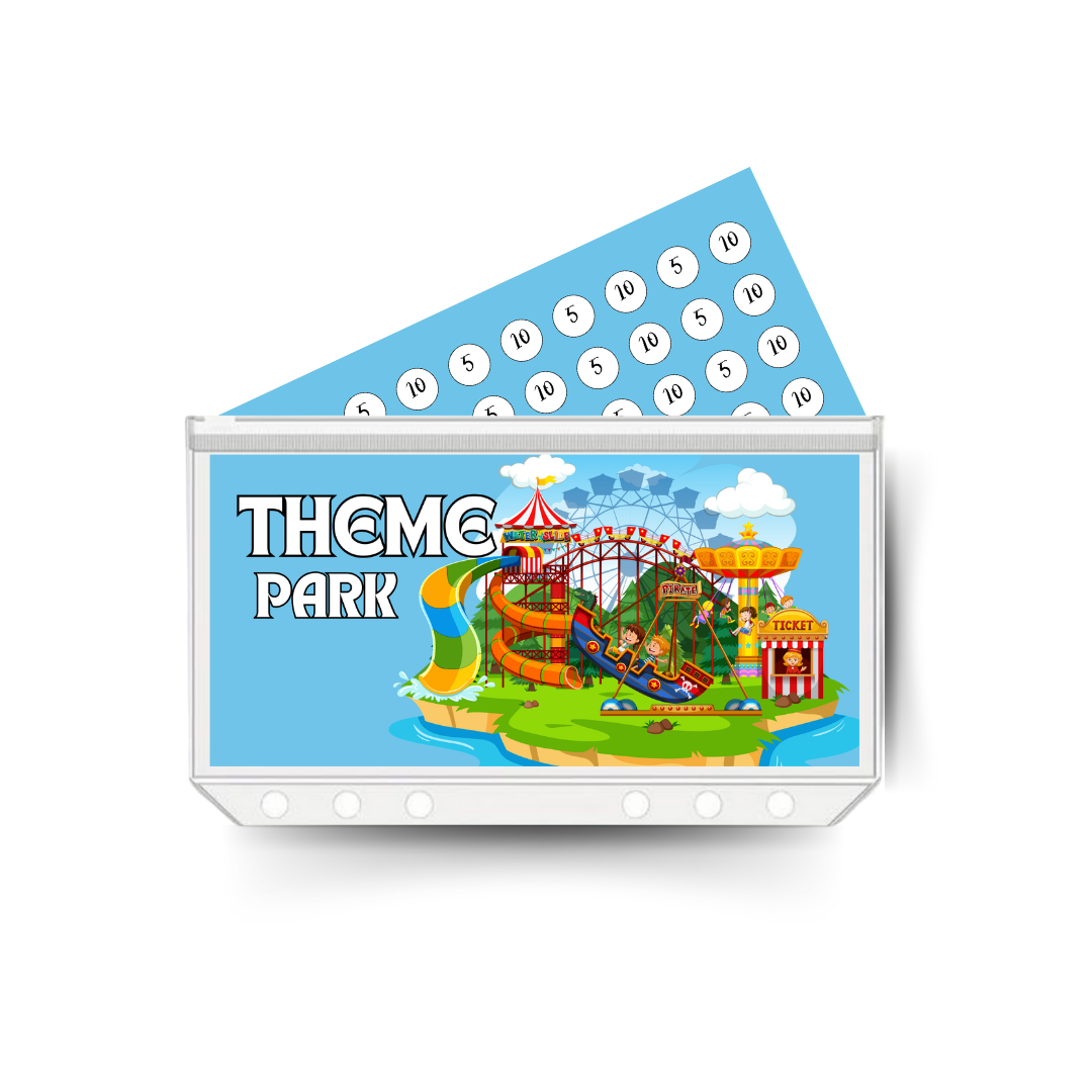 THEME PARK insert, tracker & twin pocket wallet A6
