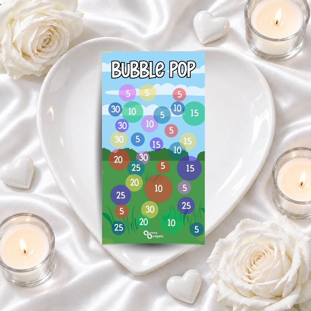 BUBBLE POP A6 savings challenge