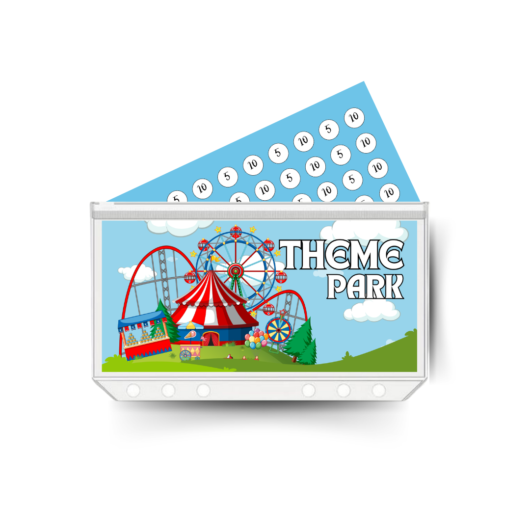 THEME PARK insert, tracker & twin pocket wallet A6