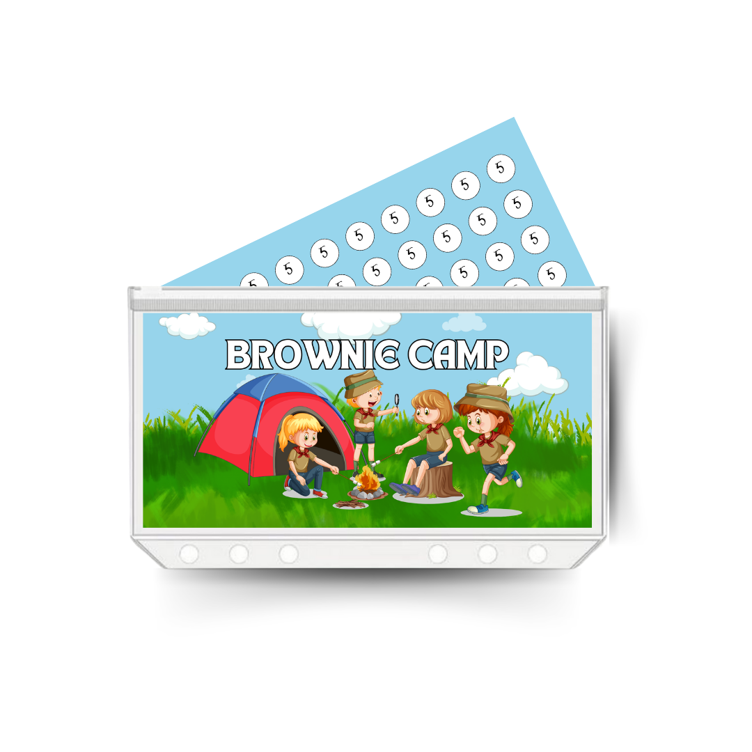 BROWNIE CAMP insert, tracker & twin pocket wallet A6