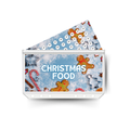 CHRISTMAS FOOD  savings insert, tracker & twin pocket wallet A6