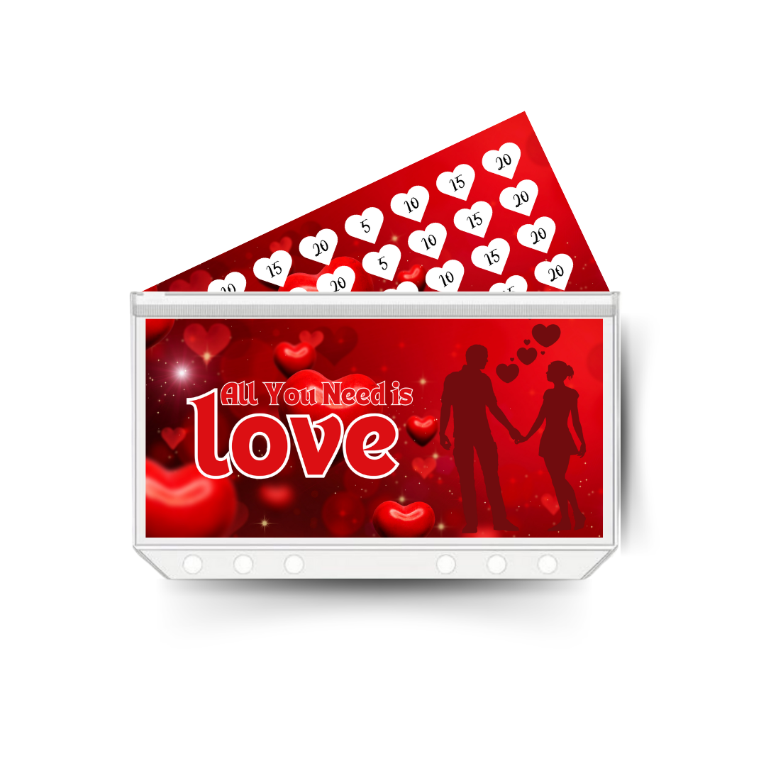 VALENTINE insert, tracker & twin pocket wallet A6
